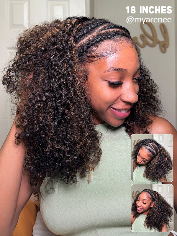 My Favorite Summer Wigs: V Part Wigs and Half Wigs 2 half wig human hair