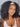 kinky curly half wig headband look
