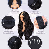 Wavymy Pre-Styled Butterfly Cut Layer Yaki Straight Natural Wave Wig Beginner Friendly V Part Wig Human Hair Wig 250% Density