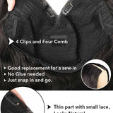Wavymy Beginner Friendly Body Wave V Part Wig No Glue No Sew No Gel Human Hair Wig Thin Part Wig