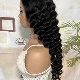 Wavymy 4x6 HD Lace Closure Glueless Wear Go Wigs  Wand Curl Wave 180% Beginner Friendly Wig