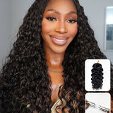 Wavymy Water Wave Feather Crochet Hair Miracle Knots Time-Saving & Lightweight Hair Extension