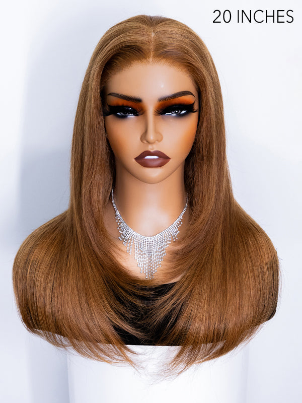 pre plucked layered wigs