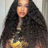 Wavymy Realistic Natural Hairline HD Lace Wigs Loose Deep Wave 4x4 Lace Closure Human Hair Wigs