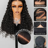 80% Off | Wavymy Water Wave M-Cap 9x6 Lace Wear & Go Glueless Pre-bleached Wig 180% Density