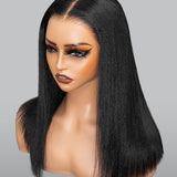 Wavymy Yaki Straight Skin Lace M-Cap 9x6 HD Lace Wear & Go Pre-Everything Wig 180% Density