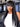 natural black straight wig with bangs 