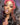 Wavymy Pink Skunk Stripe Wig 13x4 Lace Front Ombre Skunk Highlight Wig