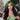 Wavymy Black With Green Skunk Stripe Color Body Wave Wig 13x4 Highlights Lace Front Human Hair Ombre Wig