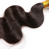 Wavymy Virgin Human Hair Weave Body Wave 4 Bundles with 13x4 Lace Frontal