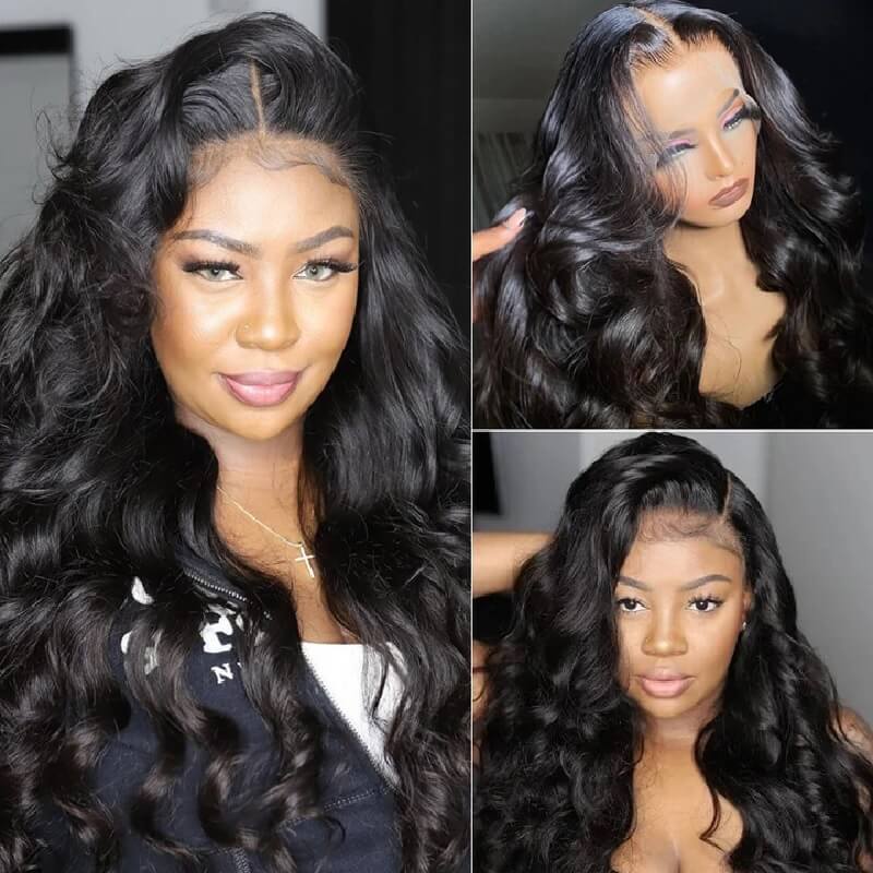 Wavymy Affordable 13x6 HD Lace Front Wigs Bodywave Human Hair Wigs 8-30 Inch