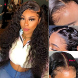 Wavymy Loose Deep HD Lace Wigs 13x6 Lace Front Wigs Natural Black Color Human Hair Wigs For Sale