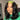 Wavymy Ombre Green To Black Wigs Body Wave 13x4 Lace Front Skunk Stripe Color Wig Virgin Human Hair 10-26 Inch