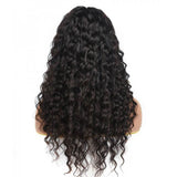 Wavymy Loose Deep Wave Wig Virgin Human Hair Full Lace Frontal Wig Natural Color