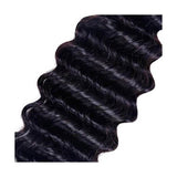 Wavymy Premium 9A Human Virgin Hair Deep Wave 3 Bundles Natural Black Hair