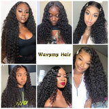 Wavymy Deep Wave Wig Glueless Full Lace Wig Virgin Human Hair