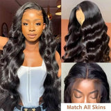 Wavymy Body Wave 5x5 HD Lace Closure Wigs Affordable Human Hair Wigs Pre Plucked