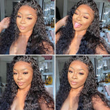Wavymy Water Wave Wig Human Hair Full Lace Wig Pre Plucked Lace Wig