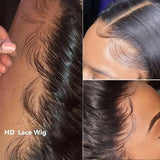 Wavymy Skin Melt 5x5 Kinky Curly Hair HD Lace Wigs Human Virgin Hair Lace Closure Wigs