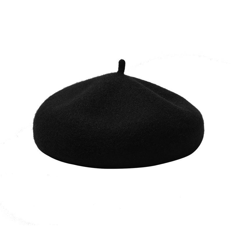 Wavymy Straight Lady Beret Hat Wigs Beret Hat With Human Hair Attached