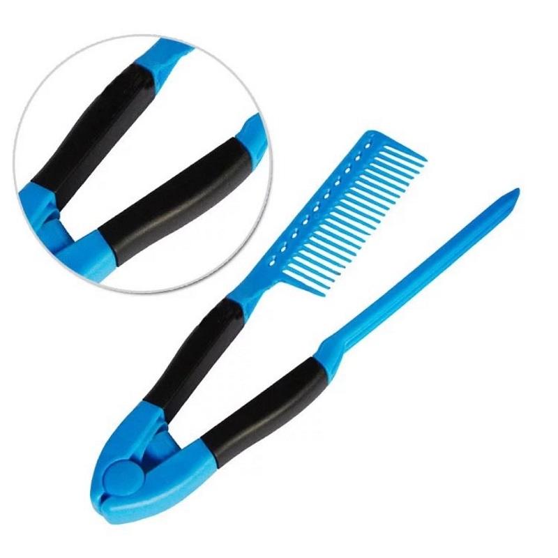 Portable V Type Folding Combs Washable DIY Brushes With Different Colors