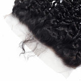 Wavymy Virgin Human Hair Weave Kinky Curly 4 Bundles with 13x4 Lace Frontal