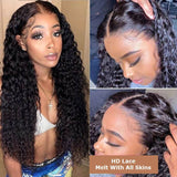 Wavymy Deep Wave 13x6 HD Lace Front Wig New HD Swiss Lace Wigs 8-30 Inch