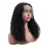 Wavymy kinky Curly Wig Virgin Human Hair Full Lace Wig Pre Plucked Natural Hair Liner