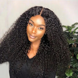Wavymy Skin Melt 5x5 Kinky Curly Hair HD Lace Wigs Human Virgin Hair Lace Closure Wigs