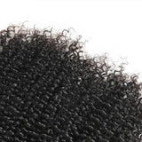 Wavymy Virgin Human Hair Kinky Curly 4 Bundles With 13x6 Lace Frontal Virgin Human Hair