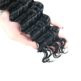 Wavymy Loose Deep Wave 5x5 Lace Closure With 3 Bundles Human Virgin Hair Weave