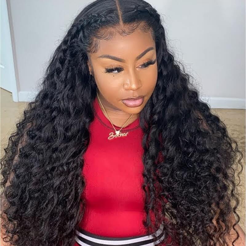Wavymy Loose Deep Virgin Human Hair 4x4 Lace Closure Swiss Lace Wig Undetectable Pre Plucked Hairline