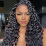 Wavymy Loose Deep Virgin Human Hair 4x4 Lace Closure Swiss Lace Wig Undetectable Pre Plucked Hairline