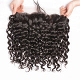 Wavymy Virgin Human Hair Water Wave 4 Bundles With 13x6 Lace Frontal Virgin Human Hair