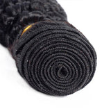 Wavymy Water Wave Human Virgin Hair 4 Bundles with 4x4 Lace Closure