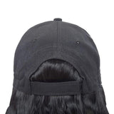 Wavymy Wavy Hat Wigs Baseball Cap Wigs With Natural Color Human Hair Attached