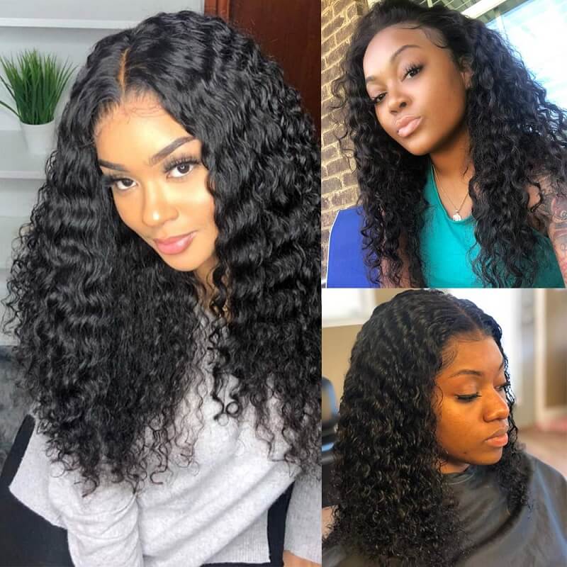 Wavymy Light and Breathable HD Lace Wigs Water Wave 4x4 Lace Closure Wig